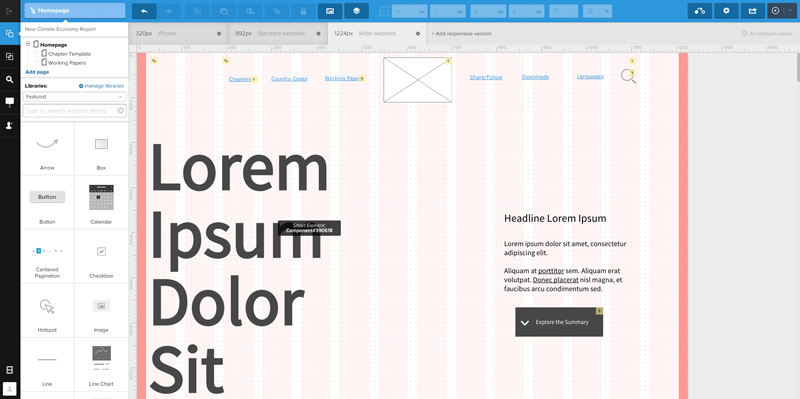 Prototyping tool UXPin.