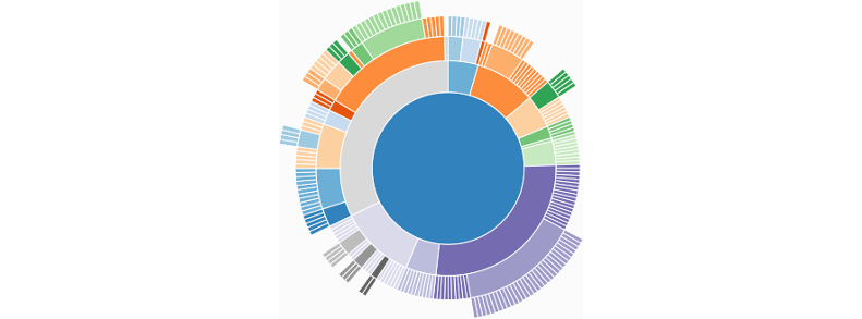 nvd3 sunburst chart