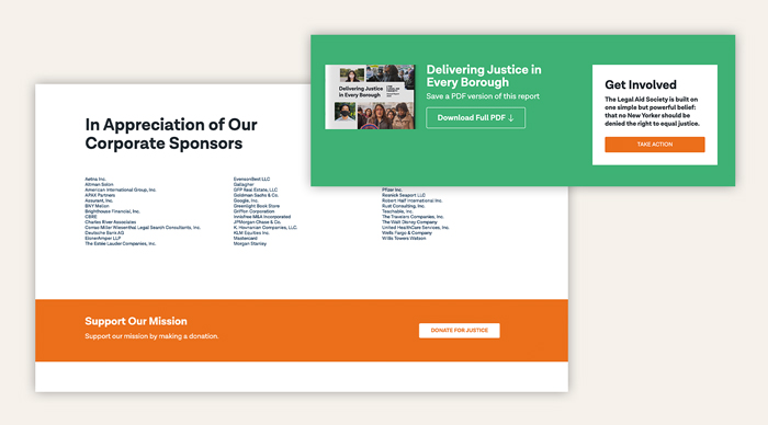 nonprofit annual report donation engagement