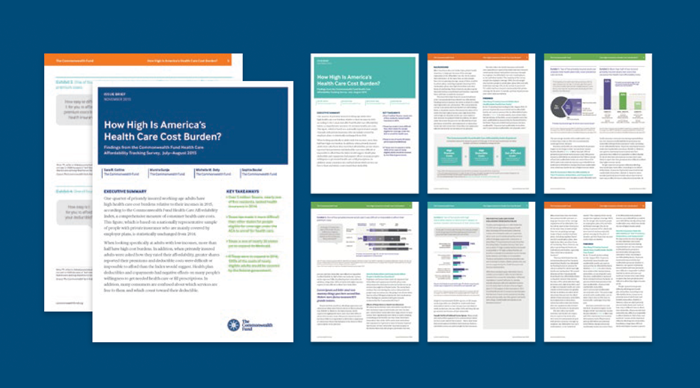 New communications design for Commonwealth Fund.