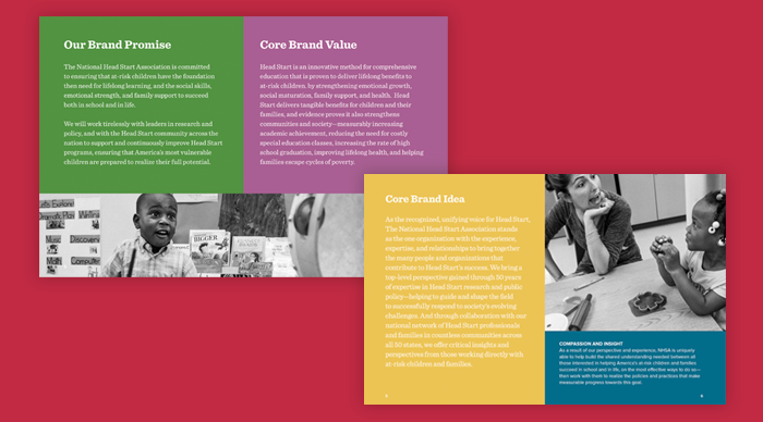 education nonoprofit branding, brand strategy, and messaging