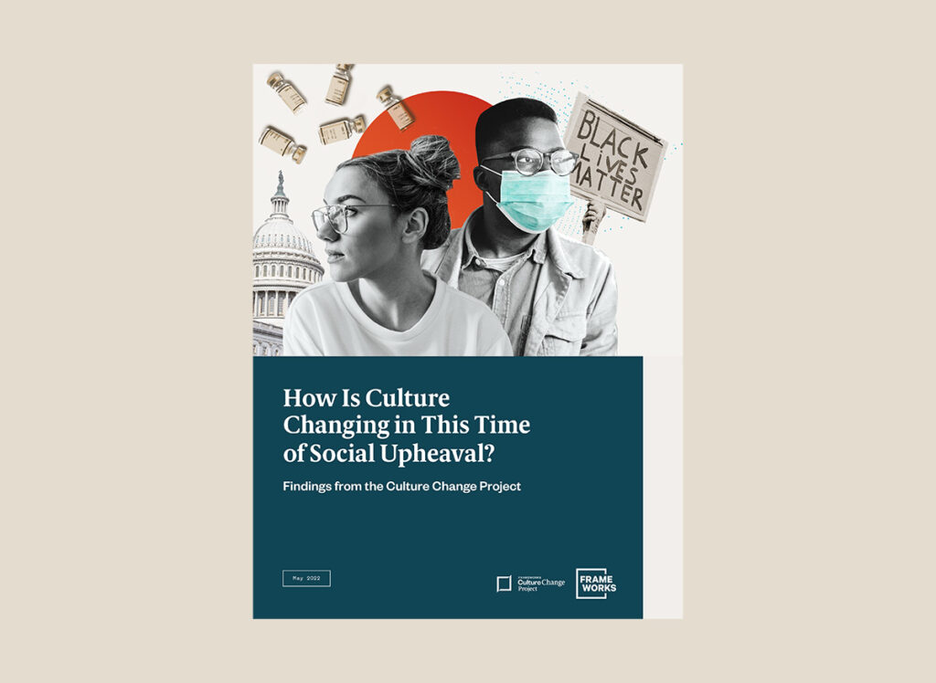 Image of the FrameWorks Institute Culture Change Report cover. 